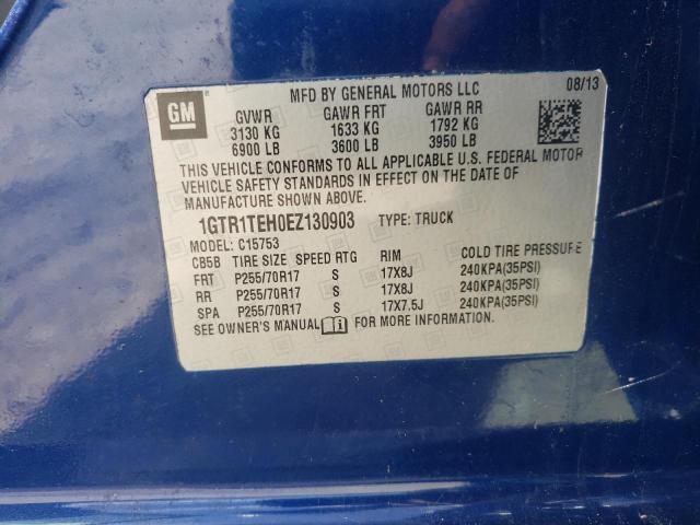 Photo 10 from auction – 2014 GMC SIERRA C15 with VIN 1GTR1TEH0EZ130903