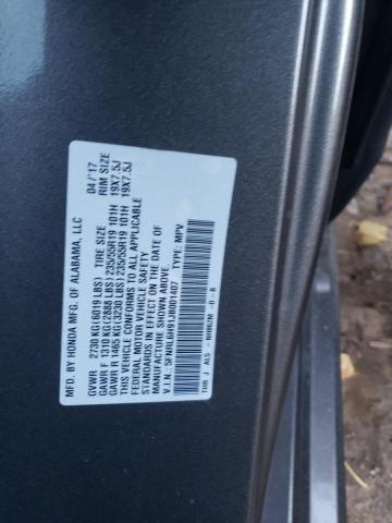 Photo 10 from auction – 2018 HONDA ODYSSEY EL with VIN 5FNRL6H91JB001407