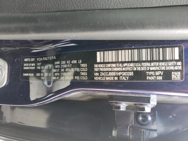 Photo 10 from auction – 2017 JEEP RENEGADE L with VIN ZACCJBBB1HPG63295
