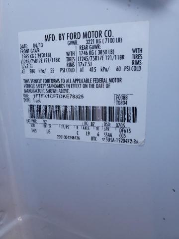 Photo 10 from auction – 2013 FORD F150 SUPER with VIN 1FTFX1CF7DKE78325