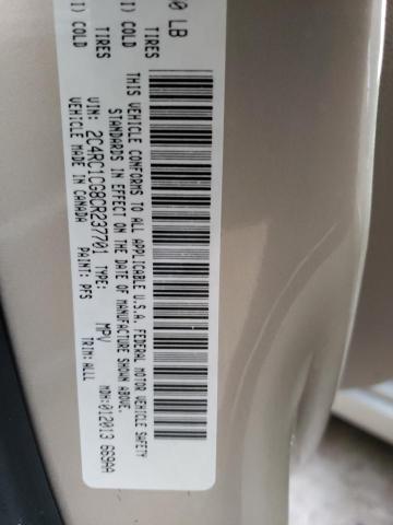 Photo 10 from auction – 2012 CHRYSLER TOWN & COU with VIN 2C4RC1CG8CR237701