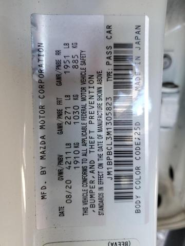 Photo 10 from auction – 2021 MAZDA 3 PREFERRE with VIN JM1BPBCL3M1305823