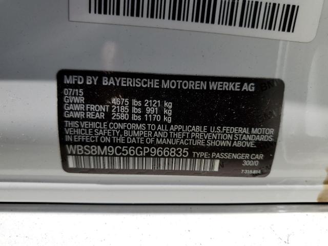 Photo 10 from auction – 2016 BMW M3 with VIN WBS8M9C56GP966835