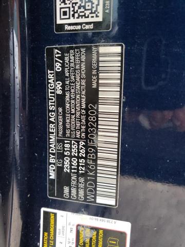 Photo 10 from auction – 2018 MERCEDES-BENZ E 400 with VIN WDD1K6FB9JF032802