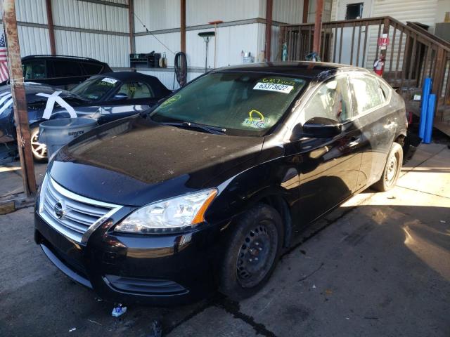 Photo 2 from auction – 2015 NISSAN SENTRA S with VIN 3N1AB7AP1FY372659