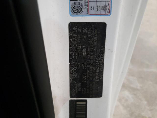 Photo 10 from auction – 2010 KIA FORTE EX with VIN KNAFU6A27A5134054