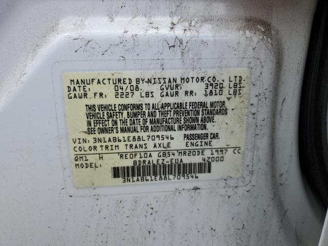 Photo 10 from auction – 2008 NISSAN SENTRA 2.0 with VIN 3N1AB61E88L709546