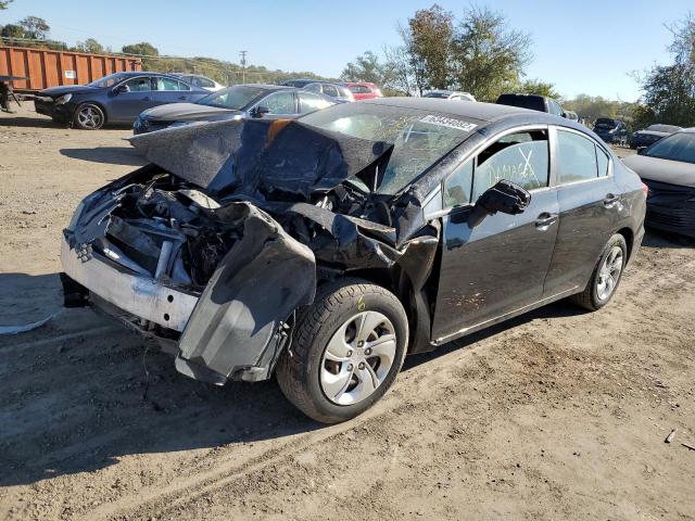 Photo 2 from auction – 2013 HONDA CIVIC LX with VIN 19XFB2F56DE221392