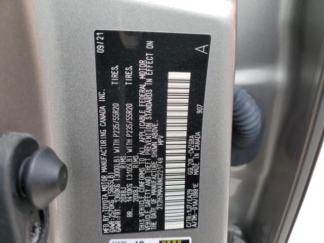 Photo 10 from auction – 2022 LEXUS RX 350 with VIN 2T2HZMAA8NC221748