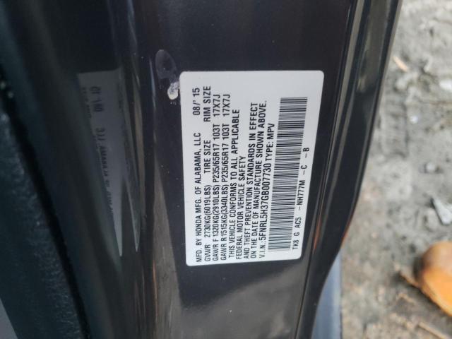 Photo 10 from auction – 2016 HONDA ODYSSEY SE with VIN 5FNRL5H37GB007730