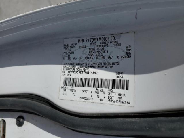 Photo 10 from auction – 2007 FORD EXPLORER X with VIN 1FMEU63E77UB14340