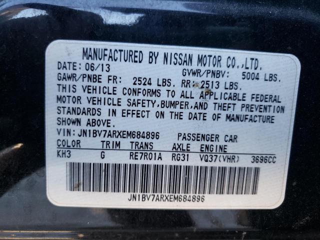Photo 10 from auction – 2014 INFINITI Q50 BASE with VIN JN1BV7ARXEM684896