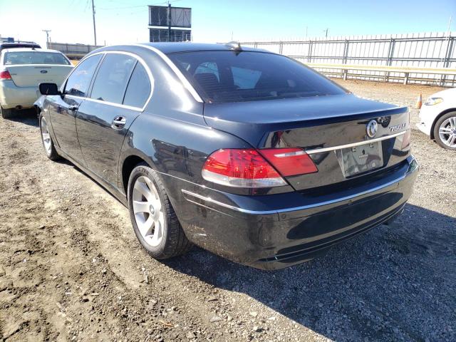 Photo 3 from auction – 2007 BMW 750 with VIN WBAHN83537DT76315