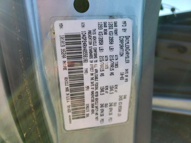 Photo 10 from auction – 2004 DODGE GRAND CARA with VIN 1D4GP24RX4B556182