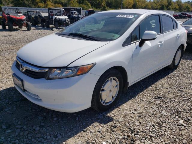 Photo 2 from auction – 2012 HONDA CIVIC HF with VIN 2HGFB2F68CH545330