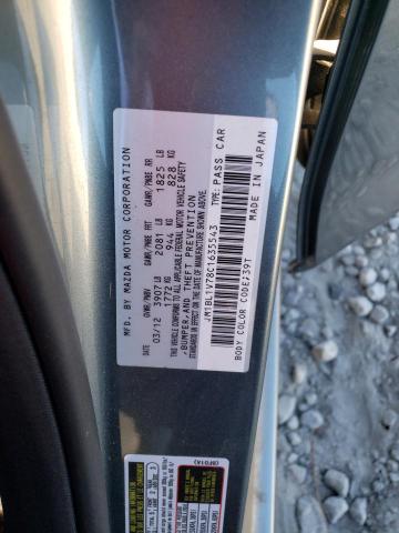 Photo 10 from auction – 2012 MAZDA 3 I with VIN JM1BL1V78C1635543