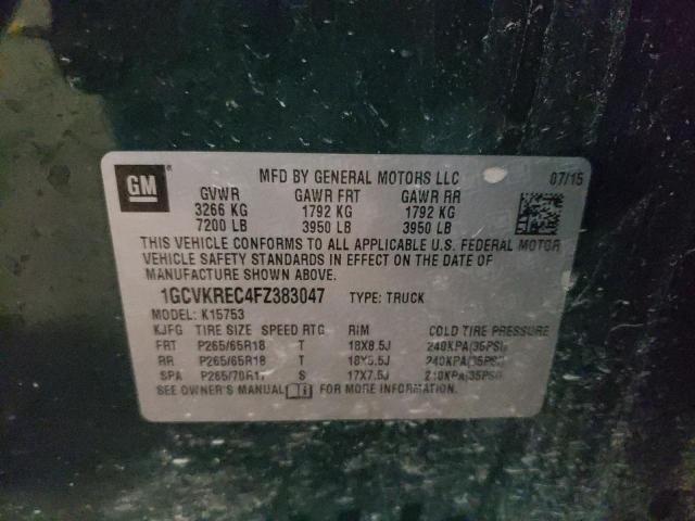 Photo 10 from auction – 2015 CHEVROLET SILVRK1500 with VIN 1GCVKREC4FZ383047