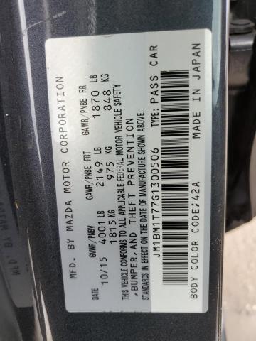 Photo 10 from auction – 2016 MAZDA 3 SPORT with VIN JM1BM1T77G1300506