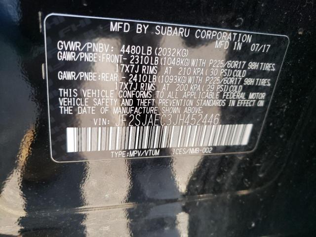 Photo 10 from auction – 2018 SUBARU FORESTER 2 with VIN JF2SJAEC3JH452446