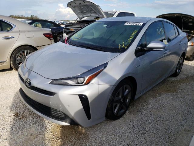 Photo 2 from auction – 2019 TOYOTA PRIUS with VIN JTDKARFU0K3070992