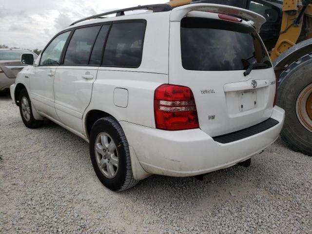 Photo 3 from auction – 2003 TOYOTA HIGHLANDER with VIN JTEGF21A930098297