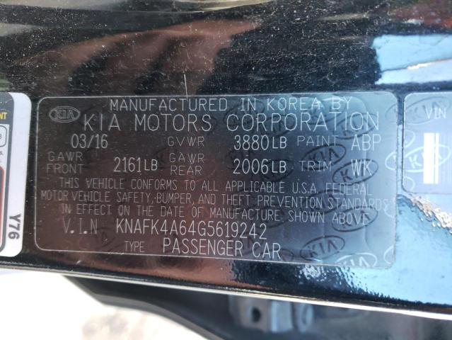Photo 10 from auction – 2016 KIA FORTE LX with VIN KNAFK4A64G5619242