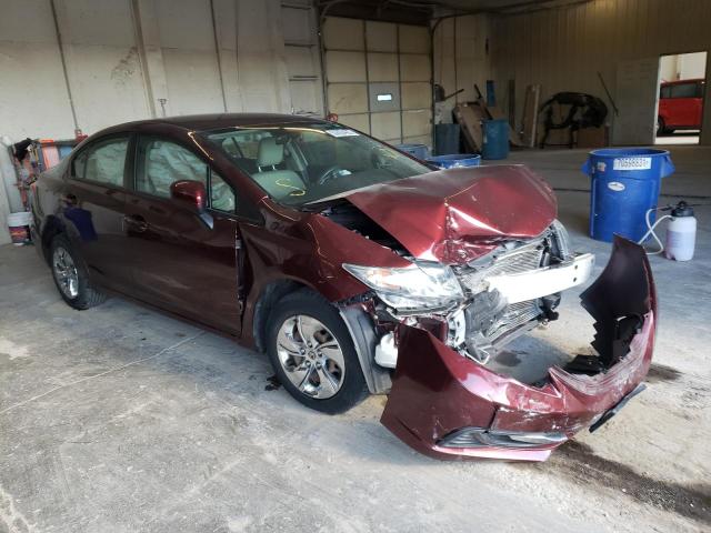 HONDA CIVIC LX 2015 with VIN 19XFB2F58FE282486 - Photo from auction