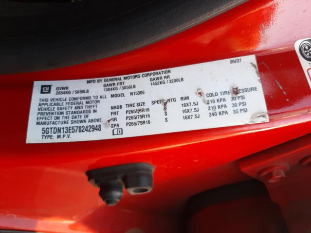 Photo 10 from auction – 2007 HUMMER H3 with VIN 5GTDN13E578242948