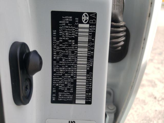 Photo 10 from auction – 2017 TOYOTA COROLLA L with VIN 5YFBURHE3HP578340