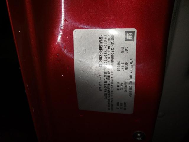 Photo 10 from auction – 2008 CHEVROLET COBALT LT with VIN 1G1AL58F487308513
