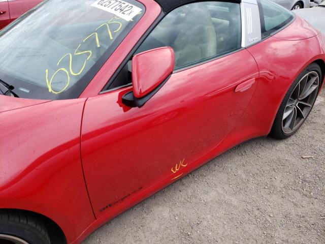 Photo 9 from auction – 2021 PORSCHE 911 TARGA with VIN WP0BB2A99MS235079