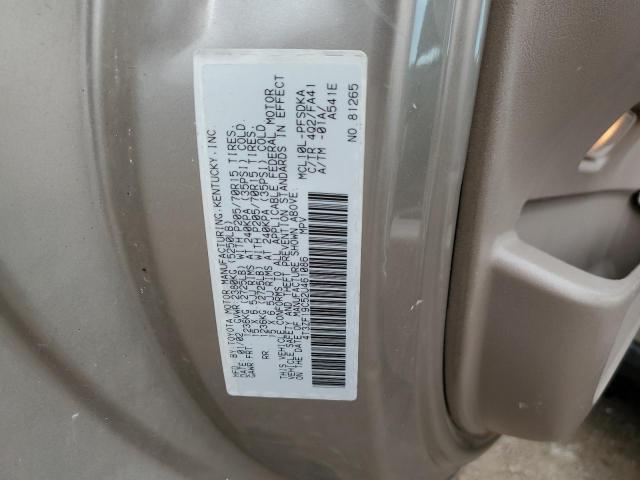 Photo 10 from auction – 2002 TOYOTA SIENNA CE with VIN 4T3ZF19C52U461086