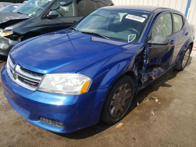 Photo 2 from auction – 2013 DODGE AVENGER SE with VIN 1C3CDZAB7DN710161