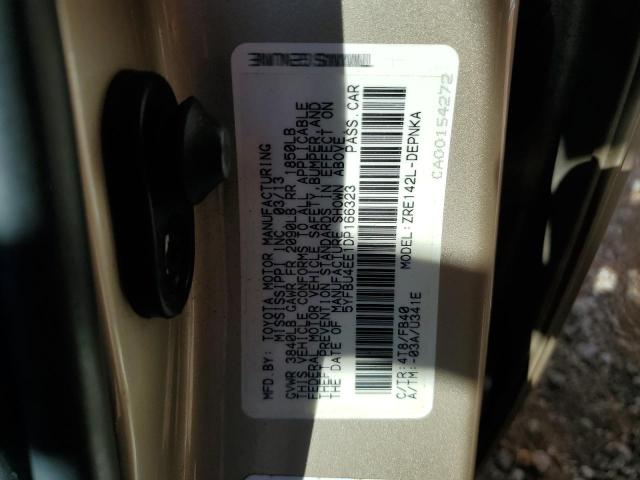 Photo 10 from auction – 2013 TOYOTA COROLLA BA with VIN 5YFBU4EE1DP166323