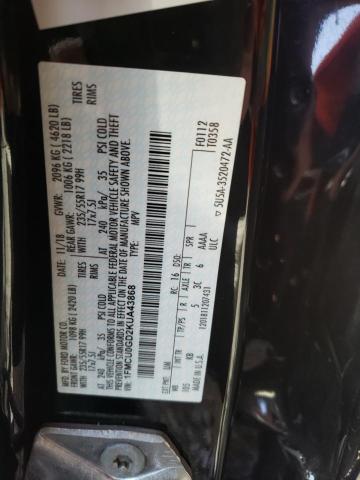 Photo 10 from auction – 2019 FORD ESCAPE SE with VIN 1FMCU0GD2KUA43868