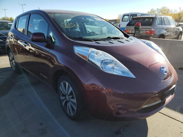 NISSAN LEAF SV 2016 with VIN 1N4BZ0CPXGC301073 - Photo from auction