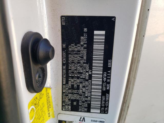 Photo 10 from auction – 2013 TOYOTA VENZA LE with VIN 4T3BK3BB1DU095348