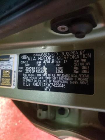 Photo 10 from auction – 2012 KIA SOUL with VIN KNDJT2A5XC7455046