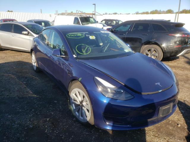 TESLA MODEL 3 2022 with VIN 5YJ3E1EA5NF190229 - Photo from auction