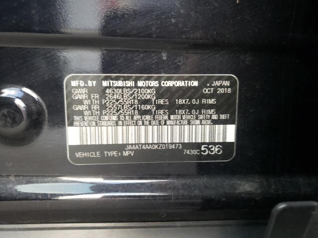 Photo 10 from auction – 2019 MITSUBISHI ECLIPSE CR with VIN JA4AT4AA0KZ019473