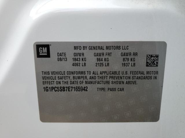 Photo 10 from auction – 2014 CHEVROLET CRUZE LT with VIN 1G1PC5SB7E7165942