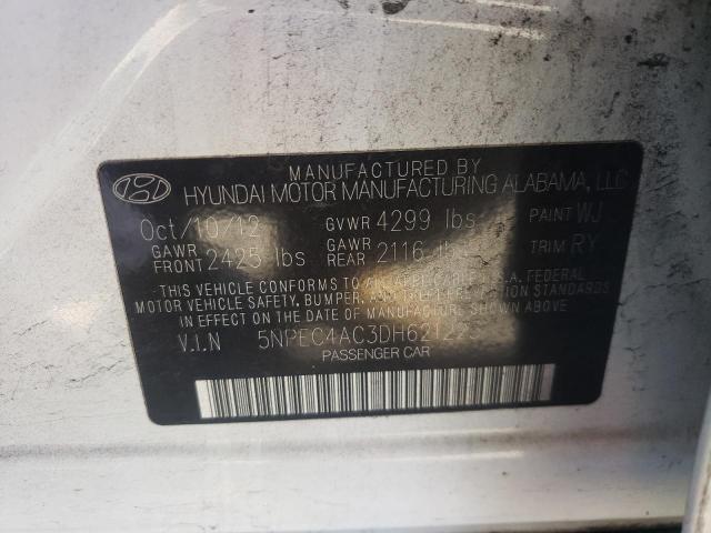 Photo 10 from auction – 2013 HYUNDAI SONATA SE with VIN 5NPEC4AC3DH621223