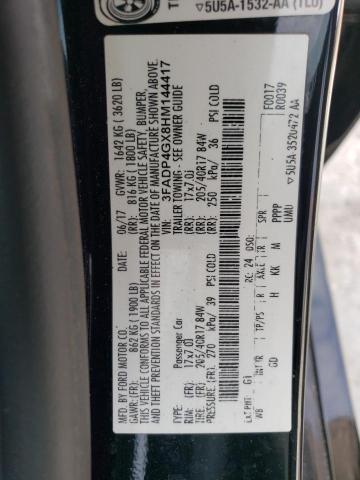 Photo 10 from auction – 2017 FORD FIESTA ST with VIN 3FADP4GX8HM144417