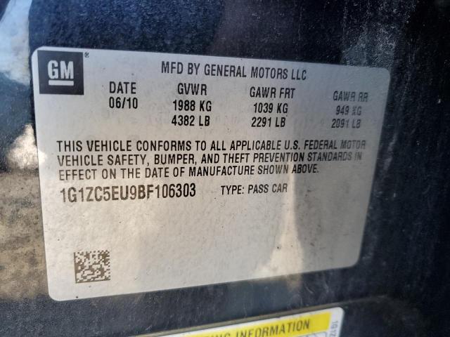 Photo 10 from auction – 2011 CHEVROLET MALIBU 1LT with VIN 1G1ZC5EU9BF106303