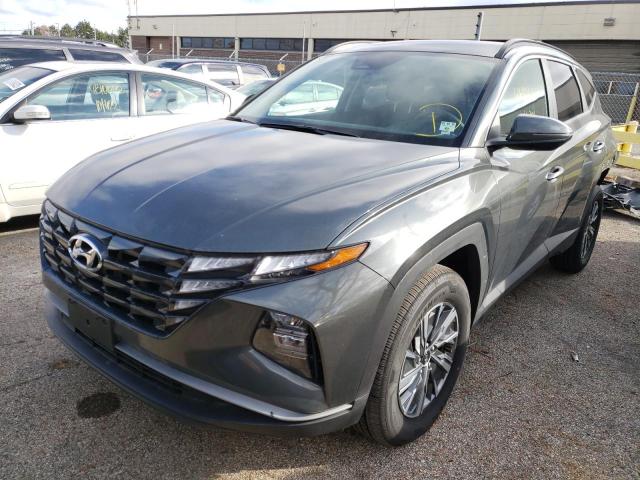 Photo 2 from auction – 2022 HYUNDAI TUCSON BLU with VIN KM8JBCA12NU029244