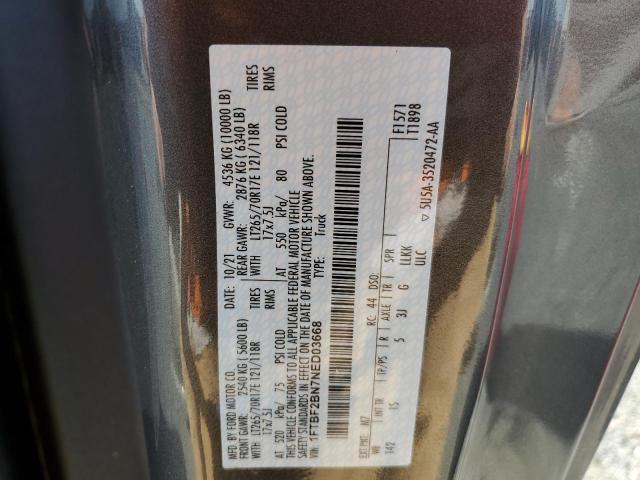 Photo 10 from auction – 2022 FORD F250 SUPER with VIN 1FTBF2BN7NED03668
