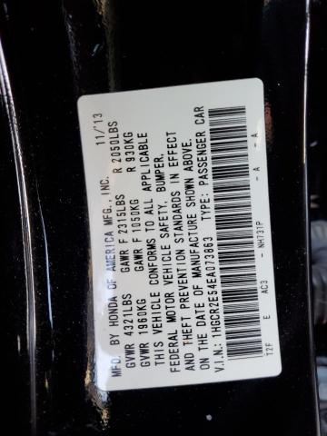Photo 10 from auction – 2014 HONDA ACCORD SPO with VIN 1HGCR2E54EA073863