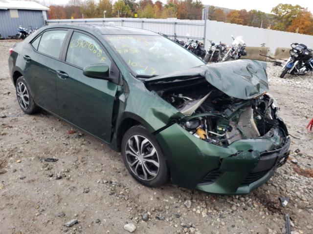 TOYOTA COROLLA L 2014 with VIN 2T1BURHE8EC034430 - Photo from auction