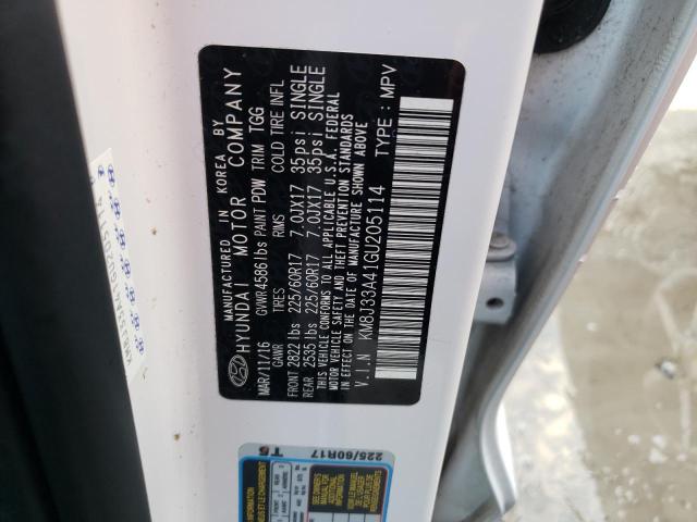 Photo 10 from auction – 2016 HYUNDAI TUCSON LIM with VIN KM8J33A41GU205114