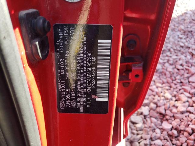 Photo 10 from auction – 2016 HYUNDAI ACCENT SE with VIN KMHCT4AE4GU957395